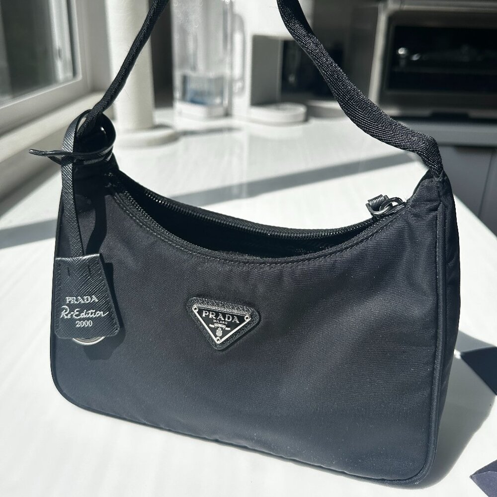 Prada Re-Nylon Re-Edition 2000 mini-bag (BLACK)